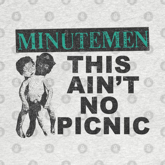 vintage  minutemen punk art by psninetynine